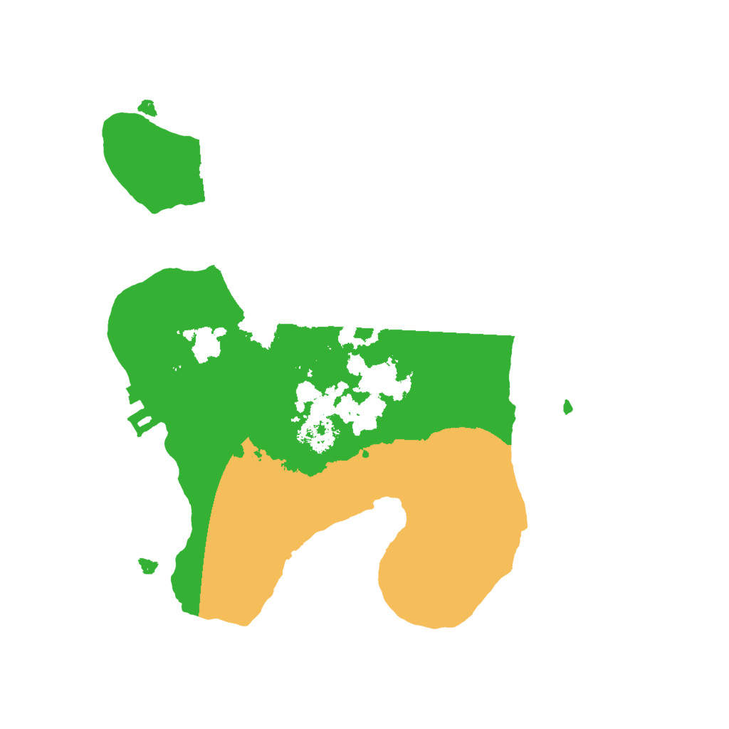 Biome Rust Map: Procedural Map, Size: 2000, Seed: 1734390198