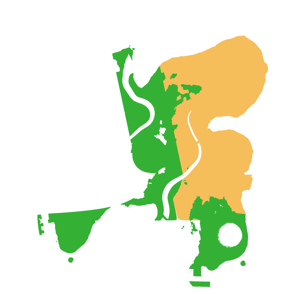 Biome Rust Map: Procedural Map, Size: 2200, Seed: 200