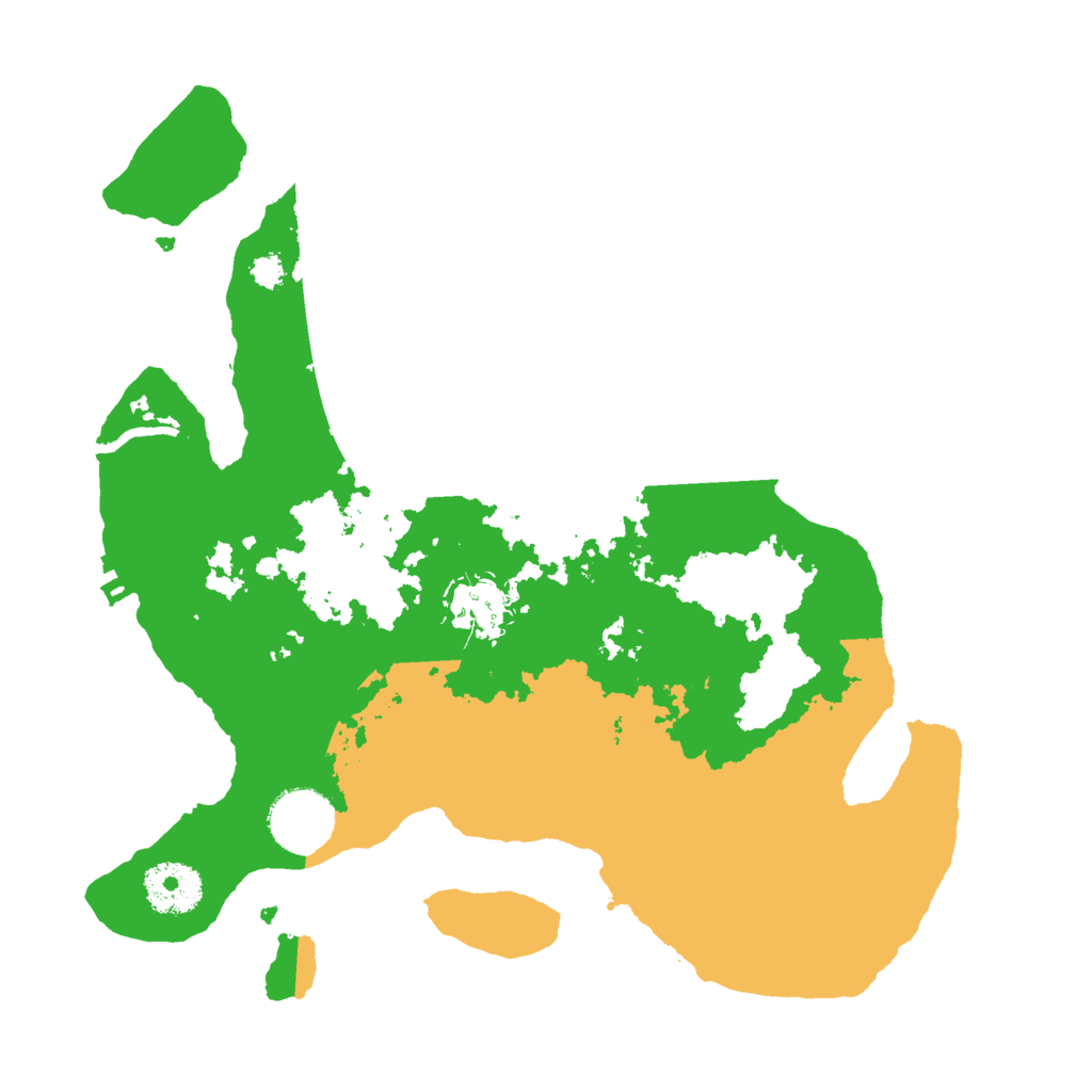 Biome Rust Map: Procedural Map, Size: 3000, Seed: 74516