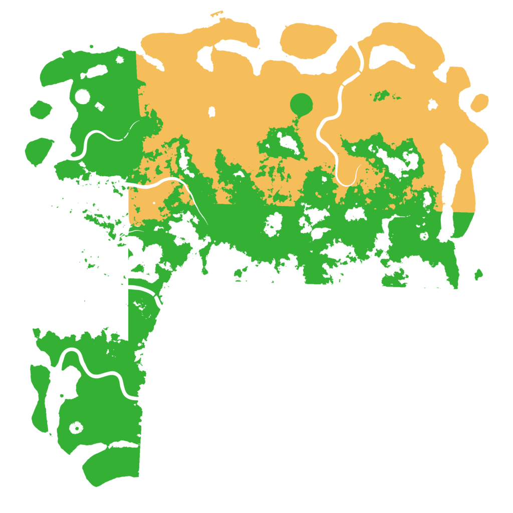 Biome Rust Map: Procedural Map, Size: 6000, Seed: 48961