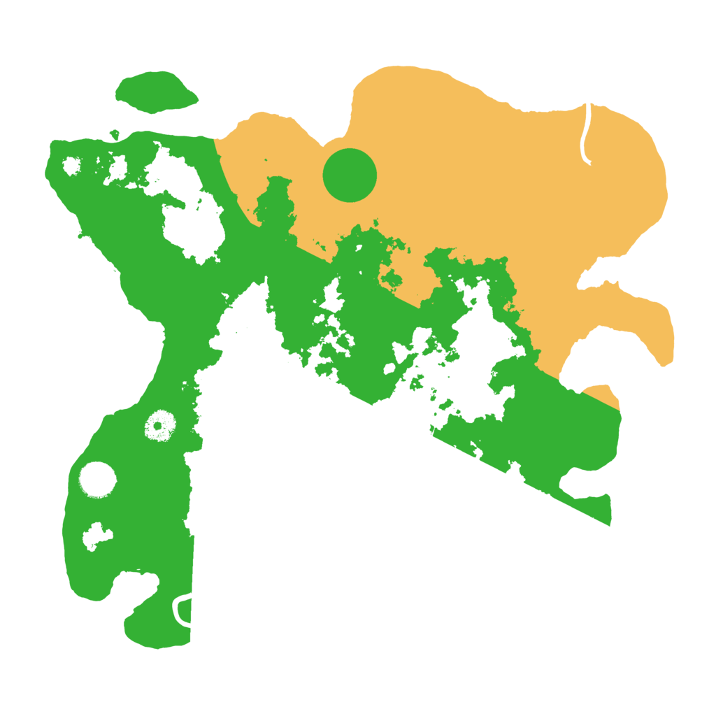Biome Rust Map: Procedural Map, Size: 3500, Seed: 202210
