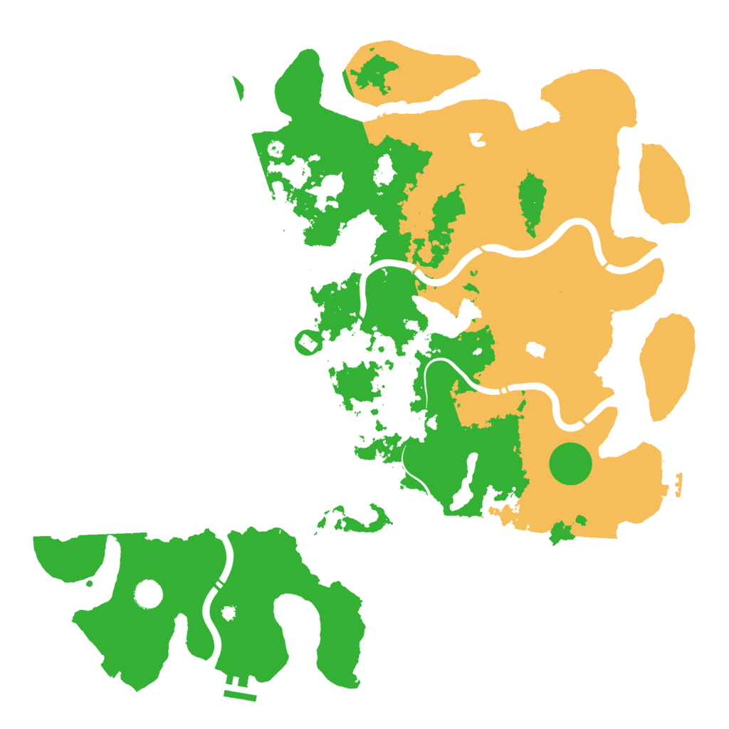 Biome Rust Map: Procedural Map, Size: 4500, Seed: 1112801806
