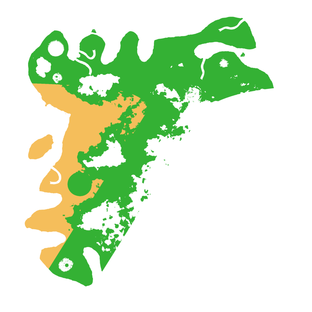 Biome Rust Map: Procedural Map, Size: 3500, Seed: 1239667151