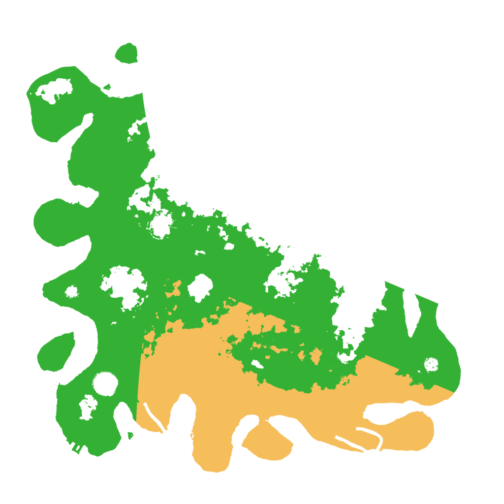 Biome Rust Map: Procedural Map, Size: 3700, Seed: 661793002