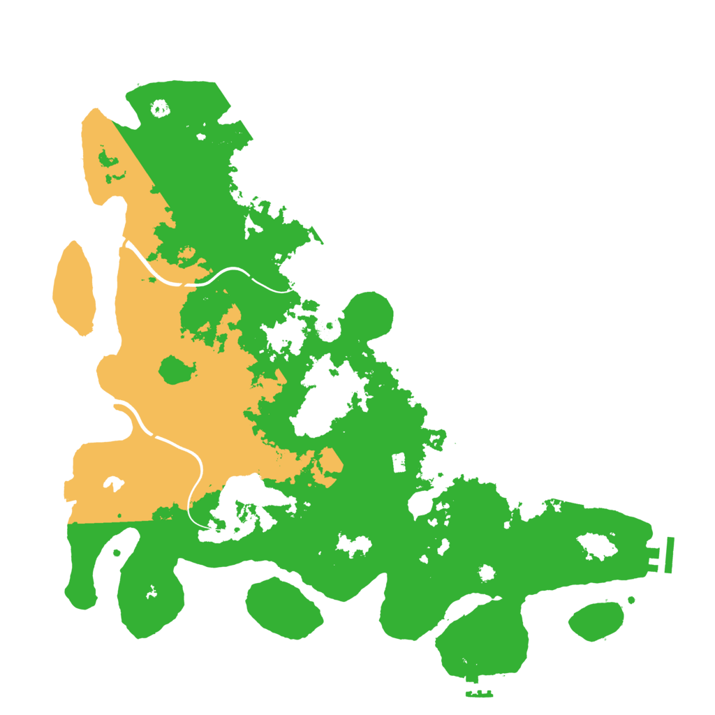 Biome Rust Map: Procedural Map, Size: 4000, Seed: 30890