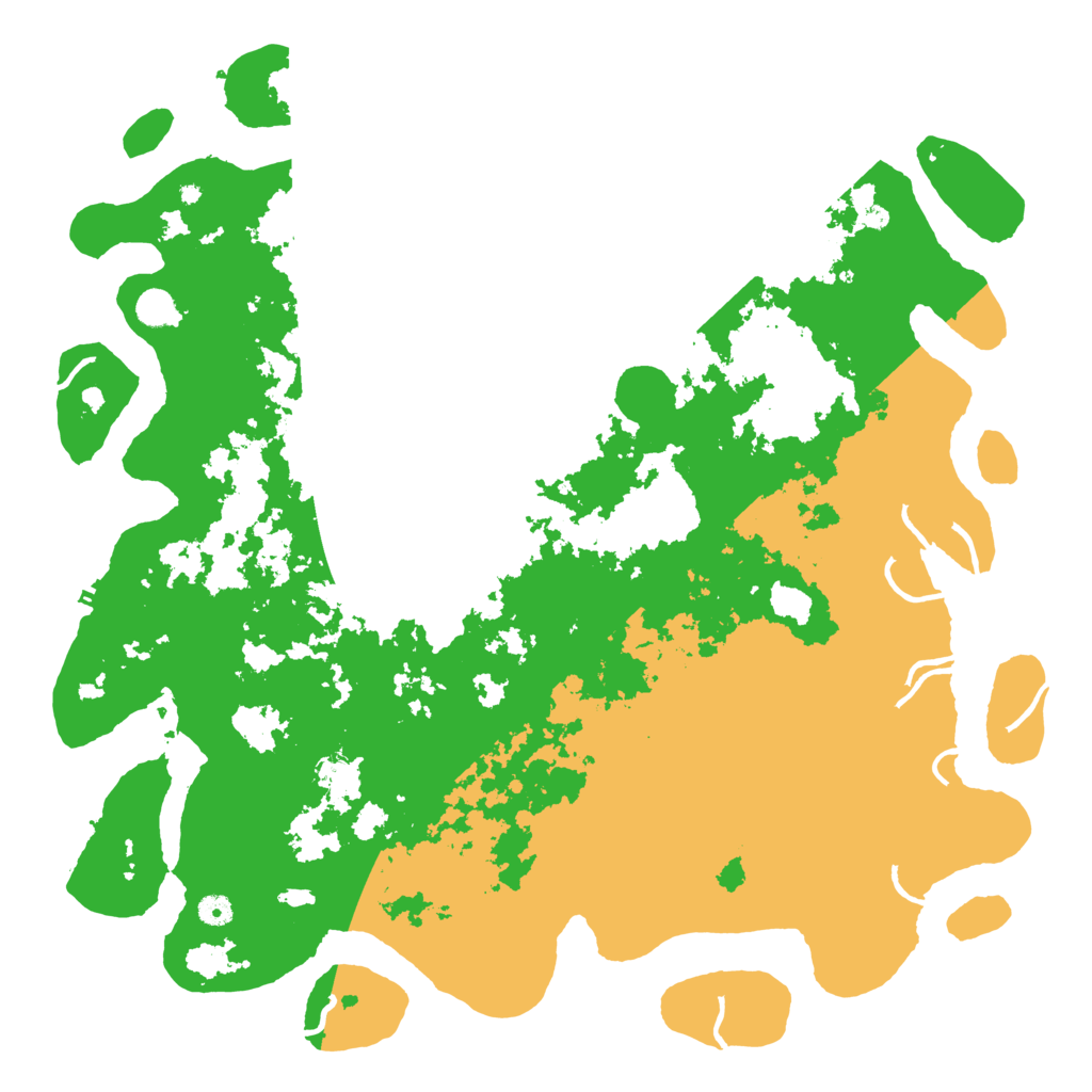 Biome Rust Map: Procedural Map, Size: 5000, Seed: 45848