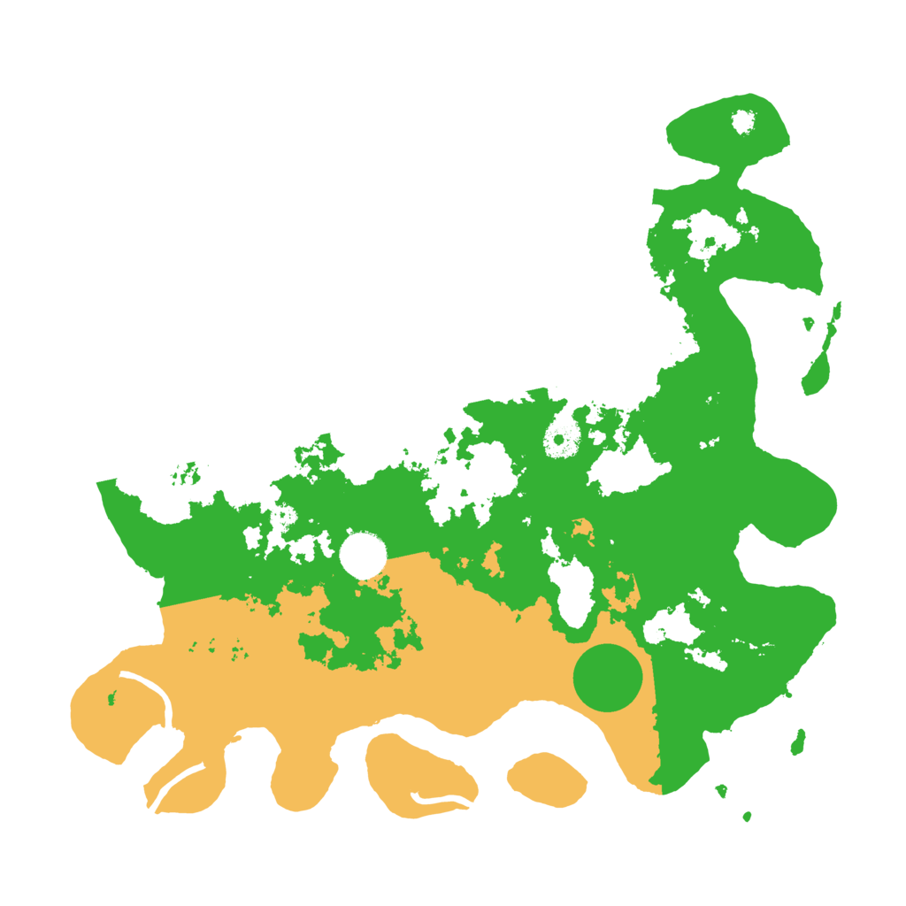 Biome Rust Map: Procedural Map, Size: 3500, Seed: 1745532908