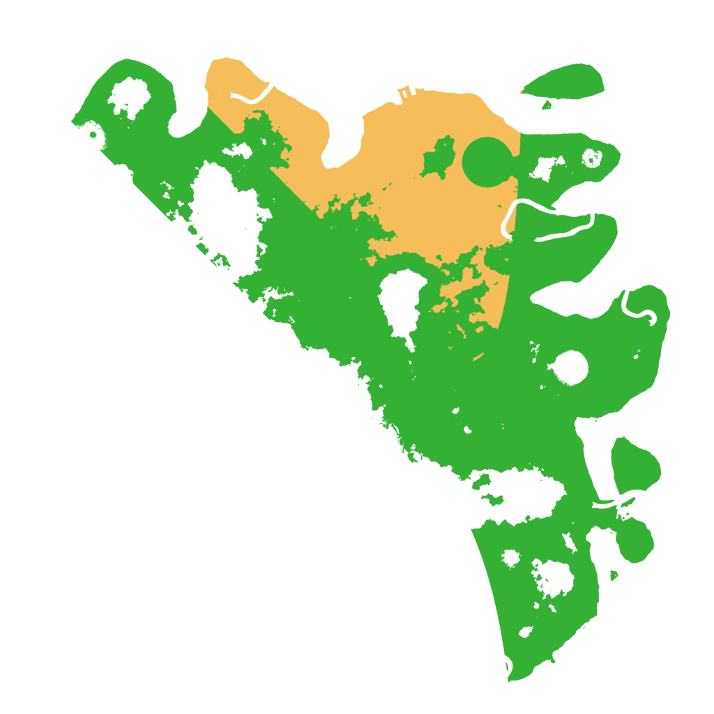 Biome Rust Map: Procedural Map, Size: 3750, Seed: 17976