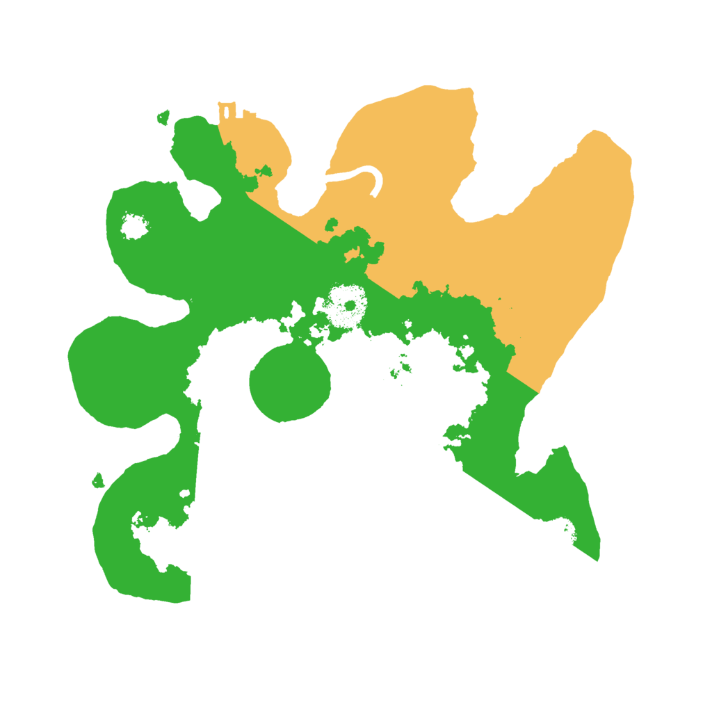 Biome Rust Map: Procedural Map, Size: 2500, Seed: 712311382