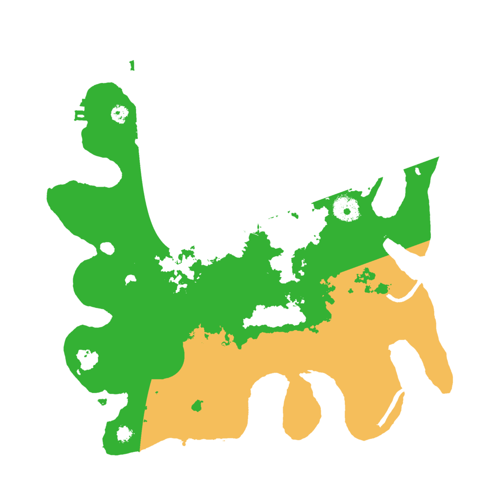 Biome Rust Map: Procedural Map, Size: 3000, Seed: 1340666249