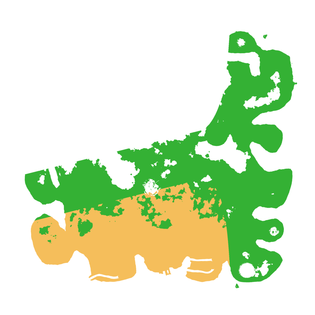 Biome Rust Map: Procedural Map, Size: 3700, Seed: 1866485296