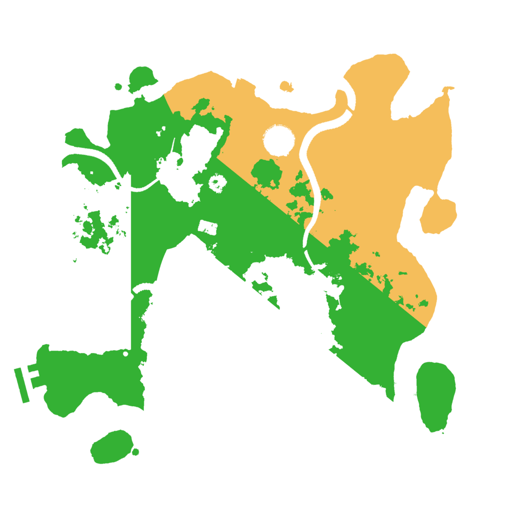 Biome Rust Map: Procedural Map, Size: 3000, Seed: 652485