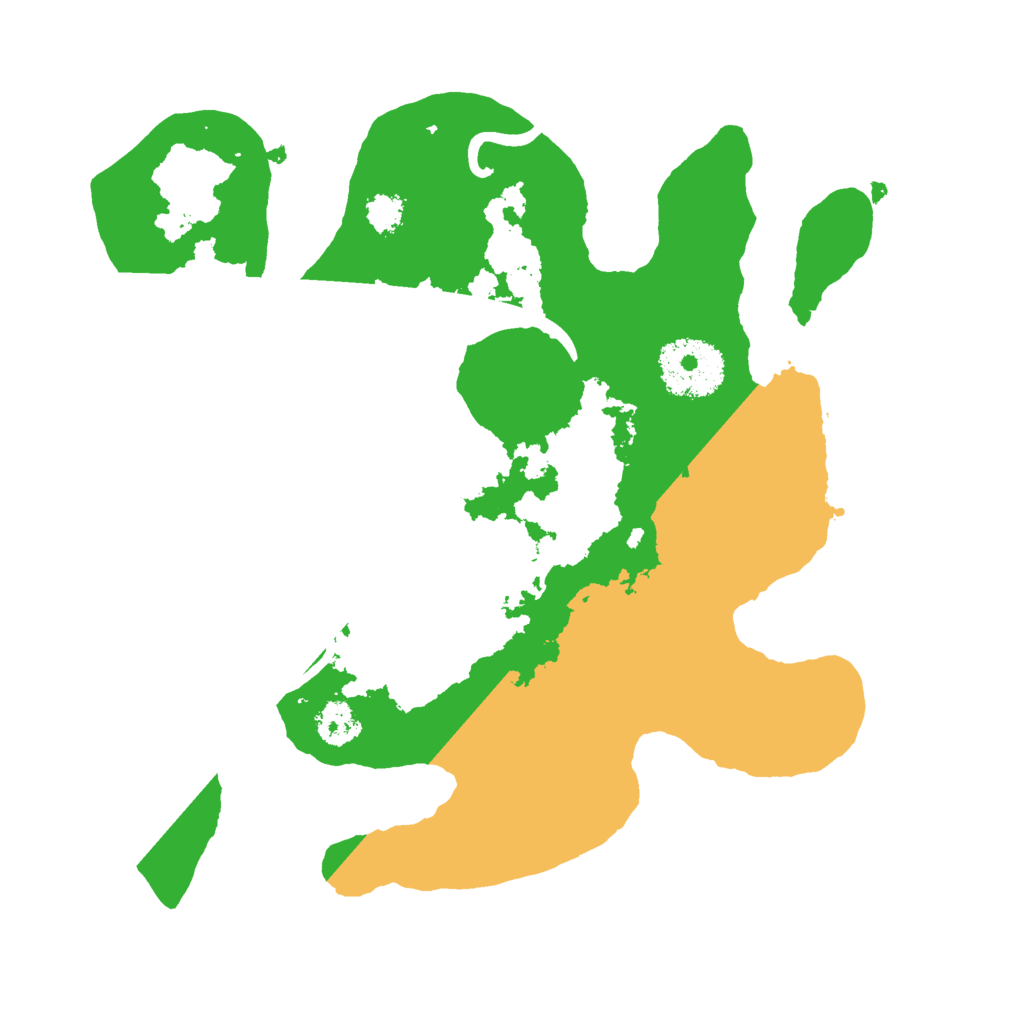 Biome Rust Map: Procedural Map, Size: 2500, Seed: 1997112125