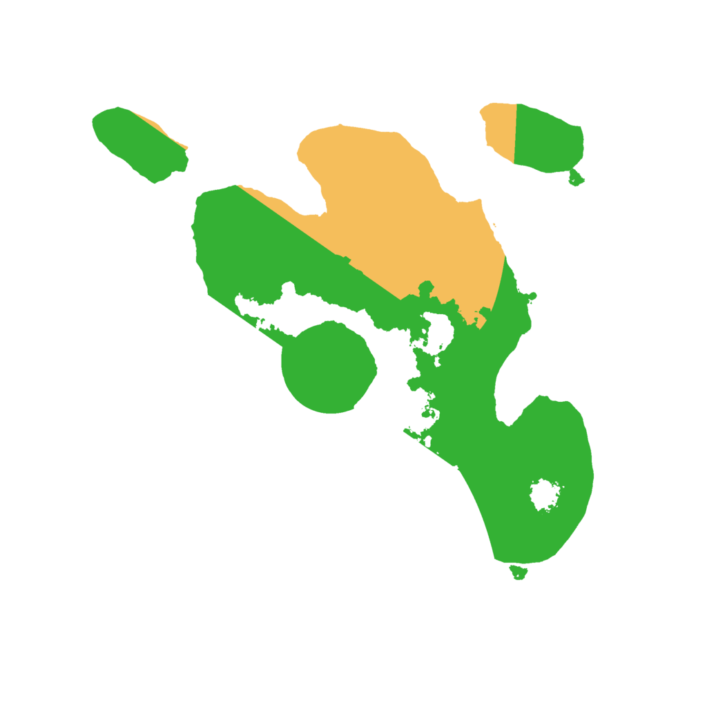 Biome Rust Map: Procedural Map, Size: 2100, Seed: 791326845