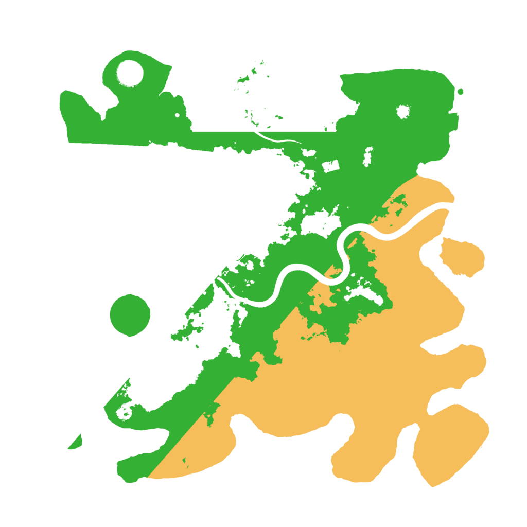 Biome Rust Map: Procedural Map, Size: 3500, Seed: 1997112125