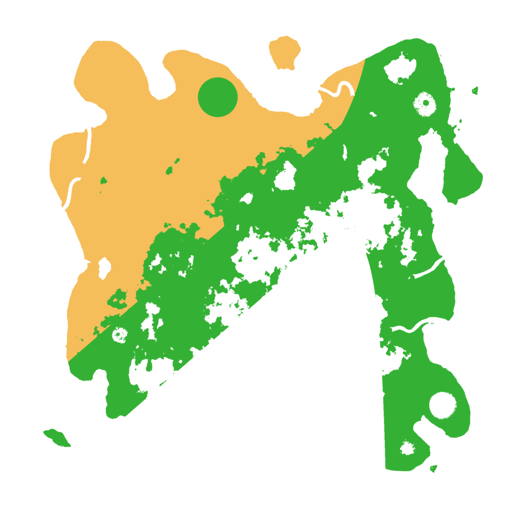 Biome Rust Map: Procedural Map, Size: 3500, Seed: 85728619