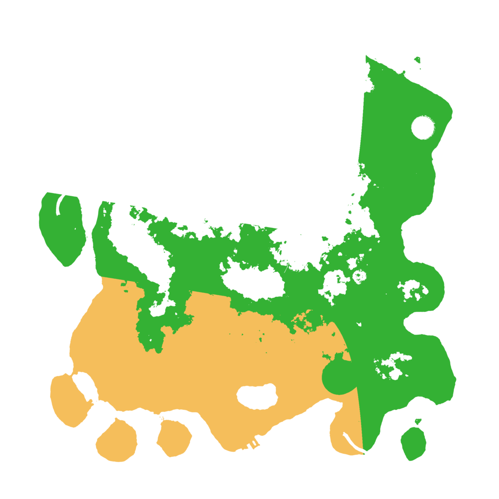 Biome Rust Map: Procedural Map, Size: 3800, Seed: 3742