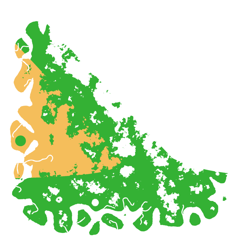 Biome Rust Map: Procedural Map, Size: 6000, Seed: 1452430379