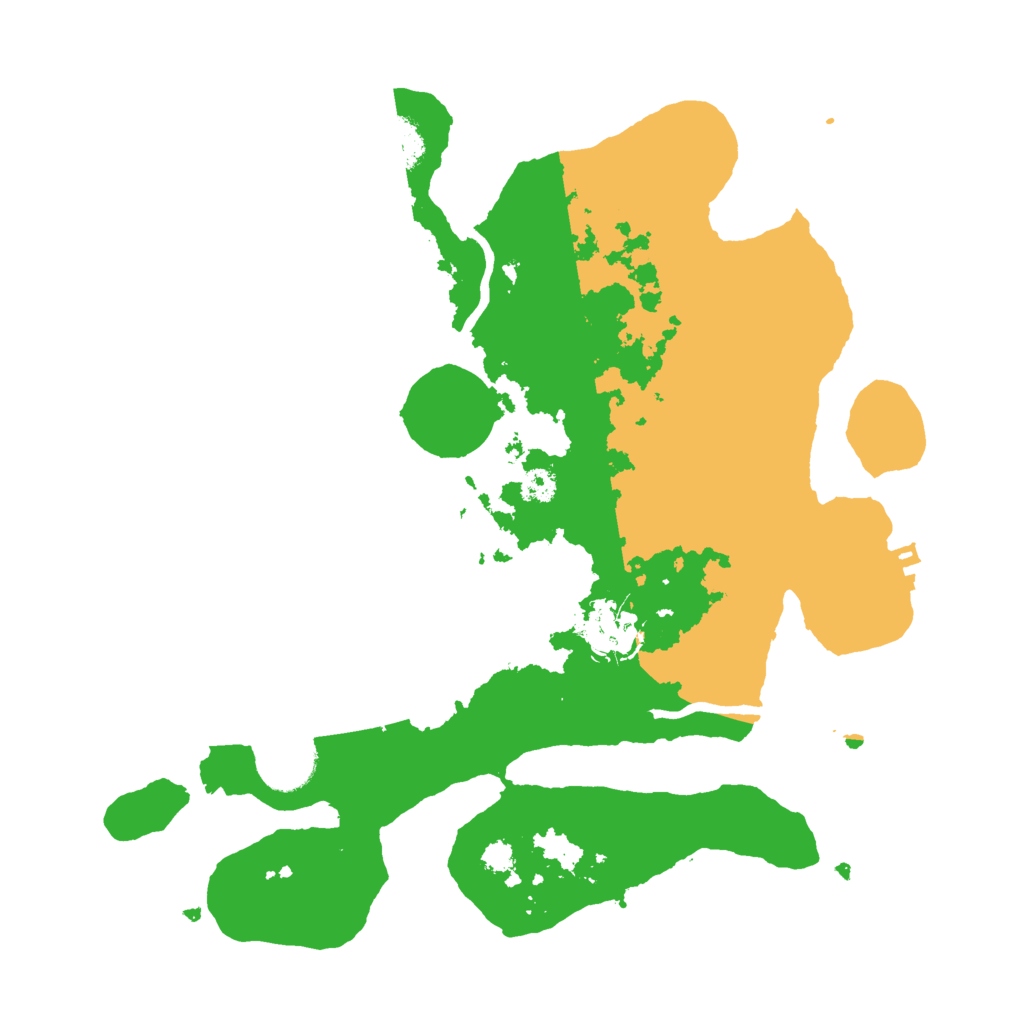Biome Rust Map: Procedural Map, Size: 3000, Seed: 88375