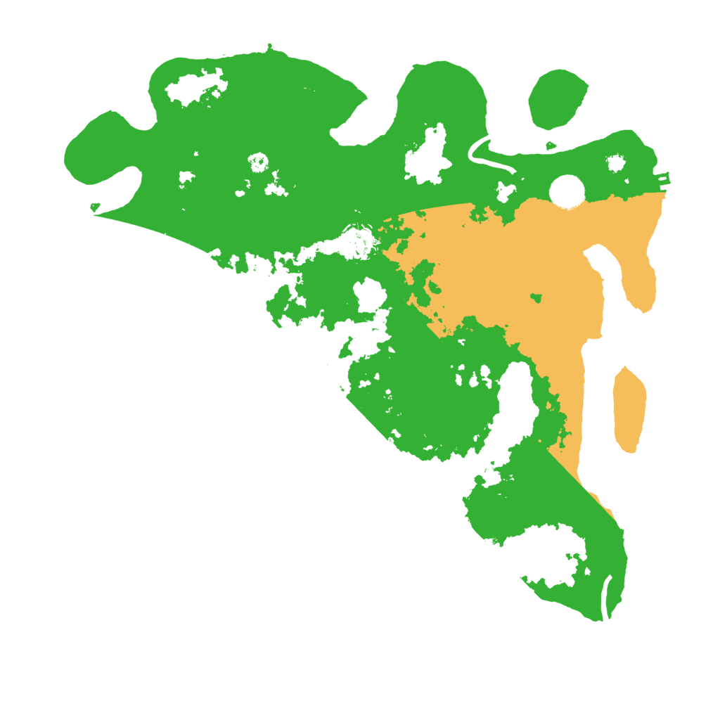 Biome Rust Map: Procedural Map, Size: 3700, Seed: 1094291923