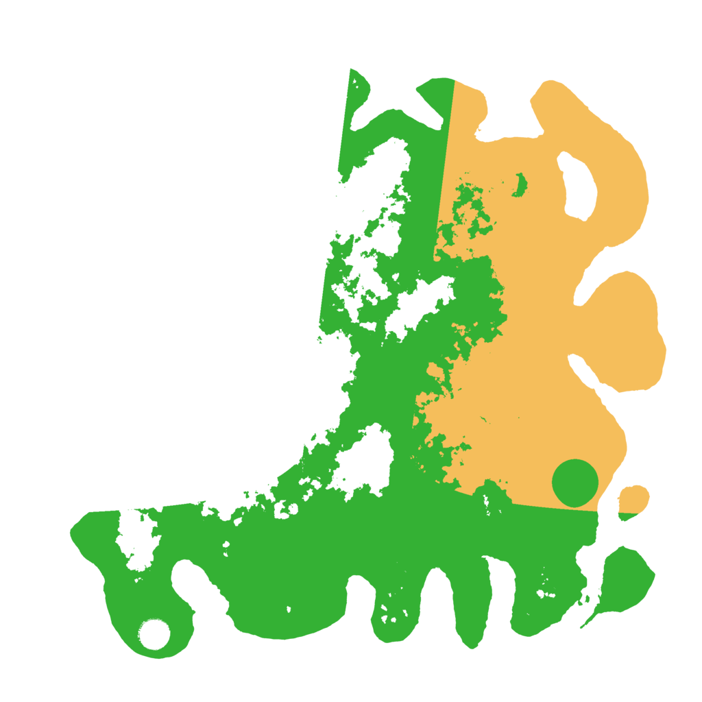 Biome Rust Map: Barren, Size: 4000, Seed: 545454