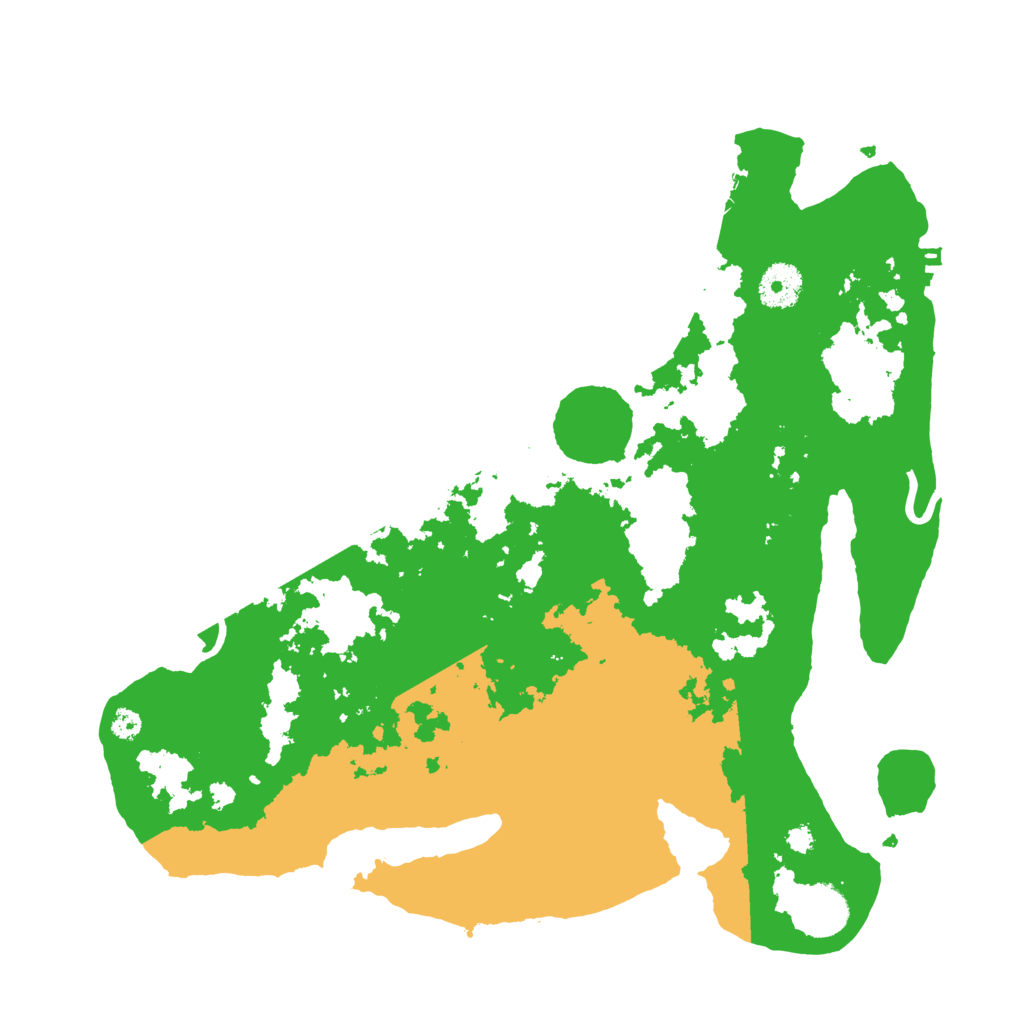 Biome Rust Map: Procedural Map, Size: 3500, Seed: 1155505036