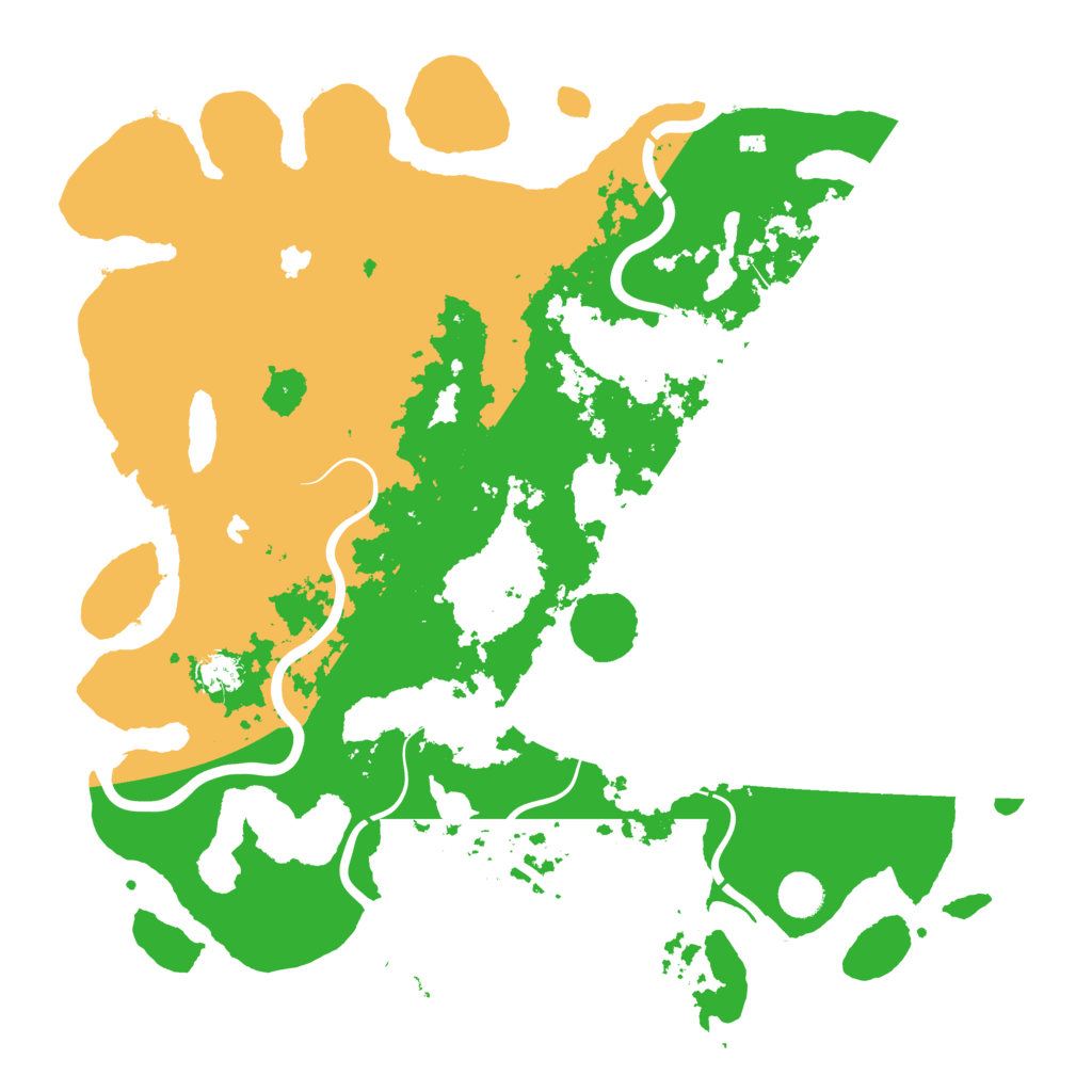Biome Rust Map: Procedural Map, Size: 4500, Seed: 323232