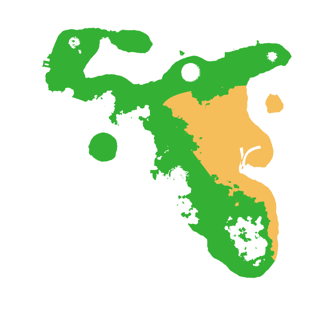 Biome Rust Map: Procedural Map, Size: 3000, Seed: 1261243417
