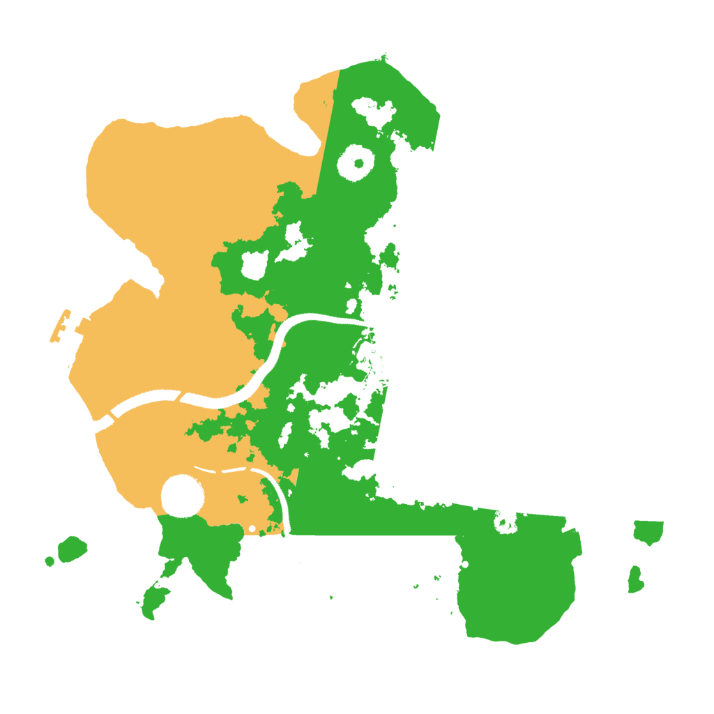 Biome Rust Map: Procedural Map, Size: 3000, Seed: 1818773145