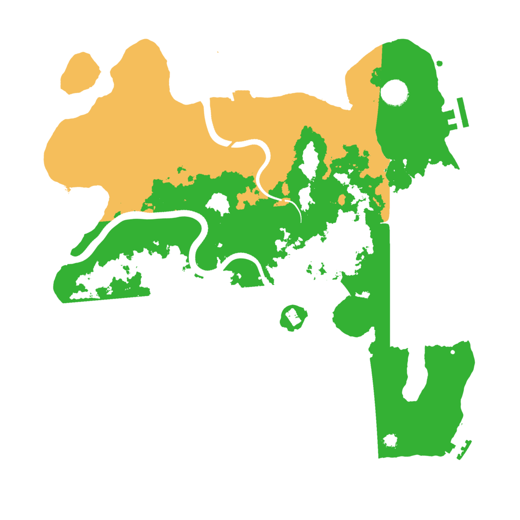 Biome Rust Map: Procedural Map, Size: 3500, Seed: 1198635888