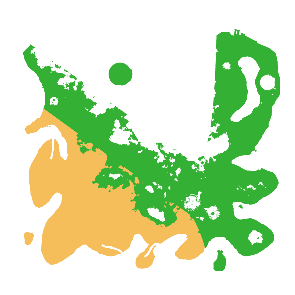 Biome Rust Map: Procedural Map, Size: 3500, Seed: 11607273