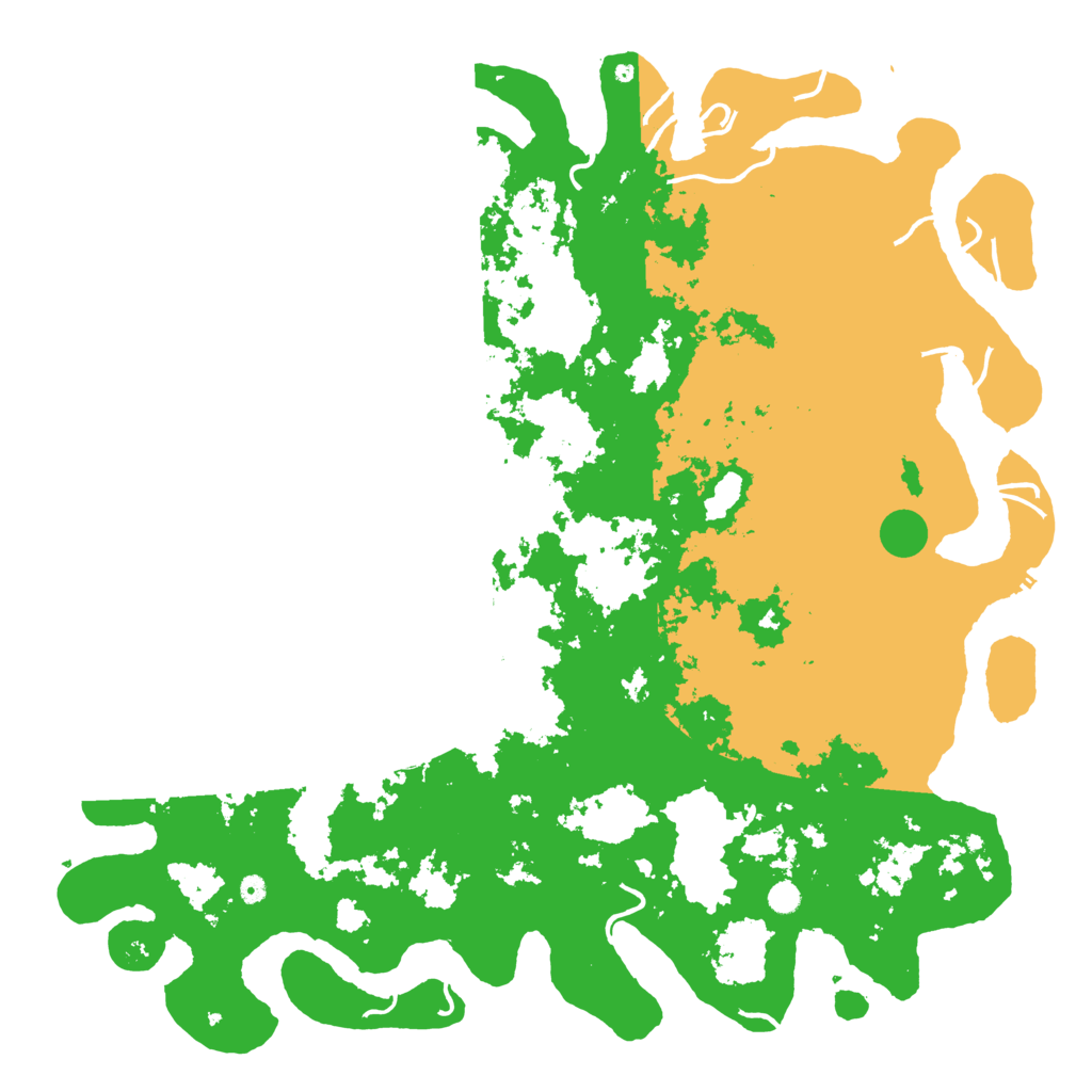 Biome Rust Map: Procedural Map, Size: 6000, Seed: 48541651