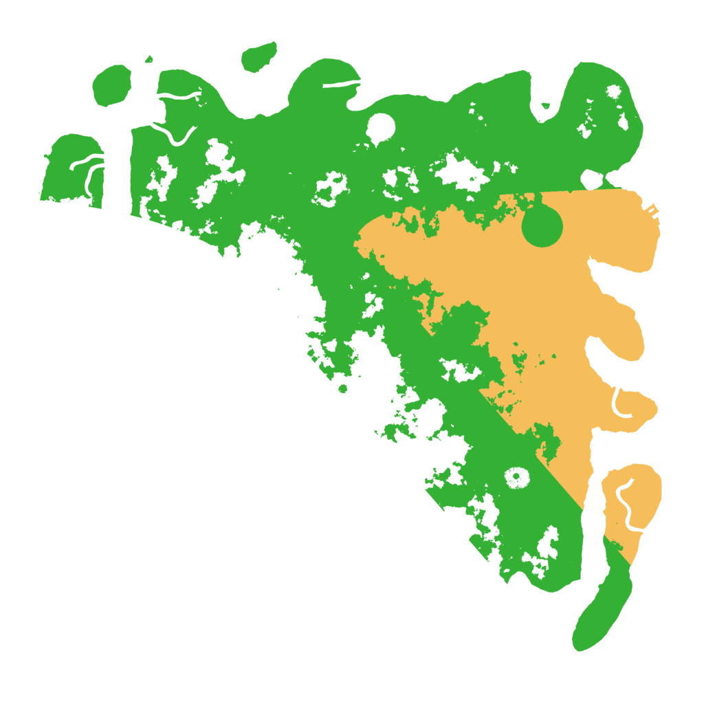 Biome Rust Map: Procedural Map, Size: 4500, Seed: 1056667305
