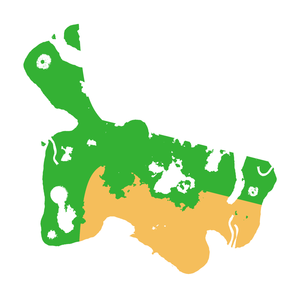 Biome Rust Map: Procedural Map, Size: 3000, Seed: 48537569