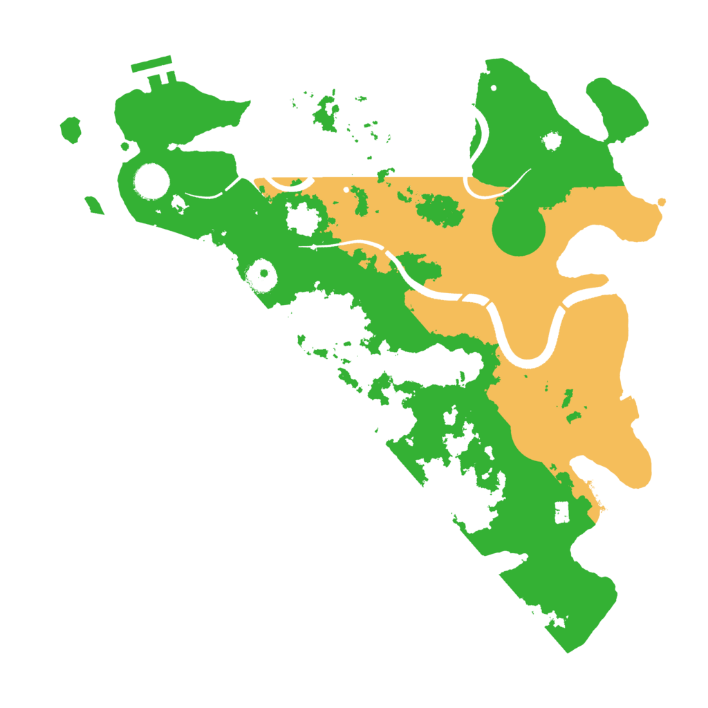 Biome Rust Map: Procedural Map, Size: 3500, Seed: 11341213