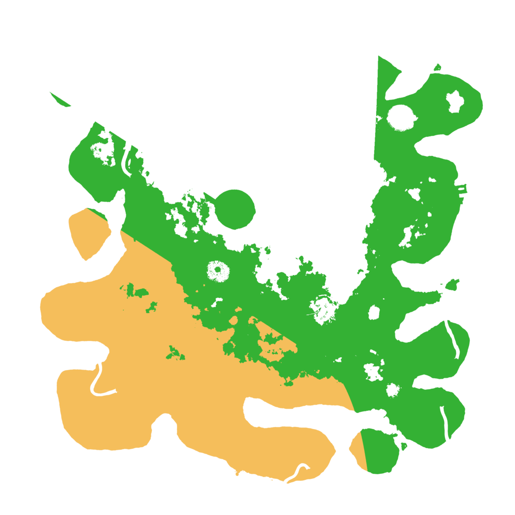 Biome Rust Map: Procedural Map, Size: 3500, Seed: 91552261