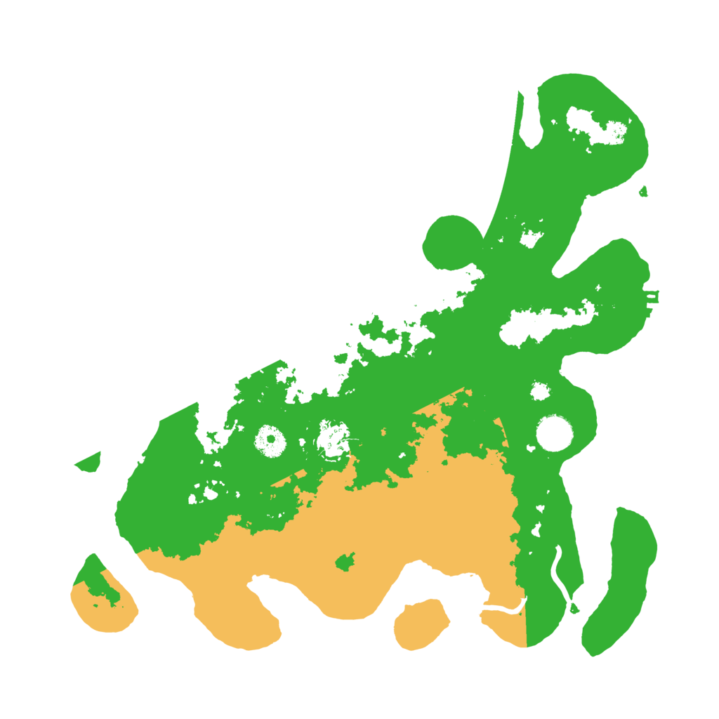 Biome Rust Map: Procedural Map, Size: 3500, Seed: 488406748