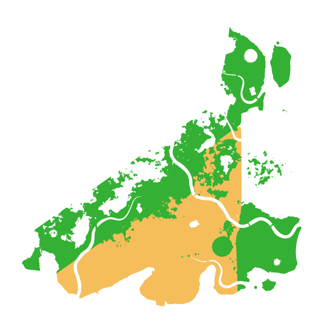 Biome Rust Map: Procedural Map, Size: 4250, Seed: 199886559