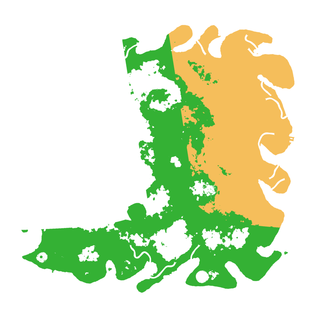 Biome Rust Map: Procedural Map, Size: 4550, Seed: 1999998888