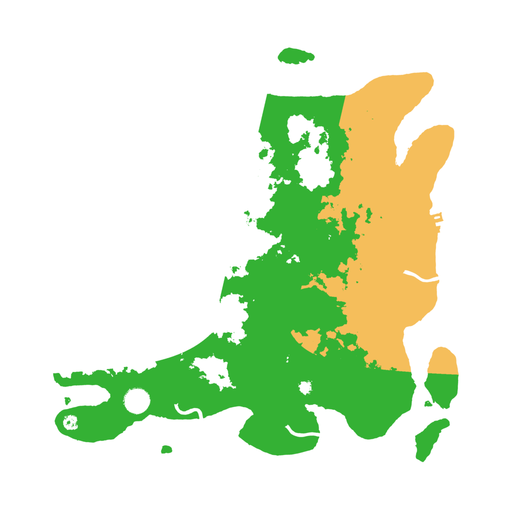 Biome Rust Map: Procedural Map, Size: 3500, Seed: 437627662