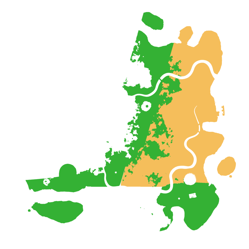 Biome Rust Map: Procedural Map, Size: 3800, Seed: 2079716708