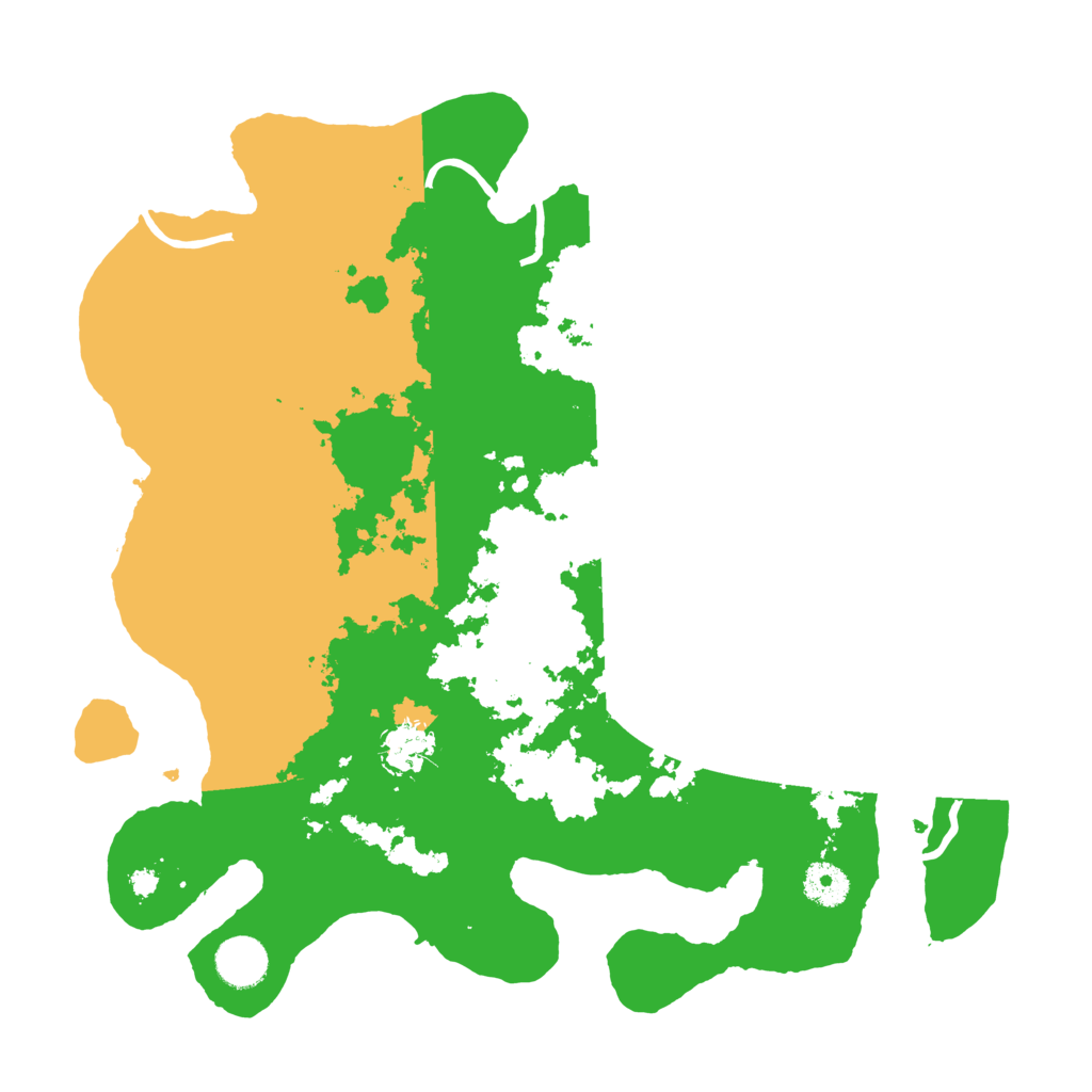 Biome Rust Map: Procedural Map, Size: 3700, Seed: 2057129772