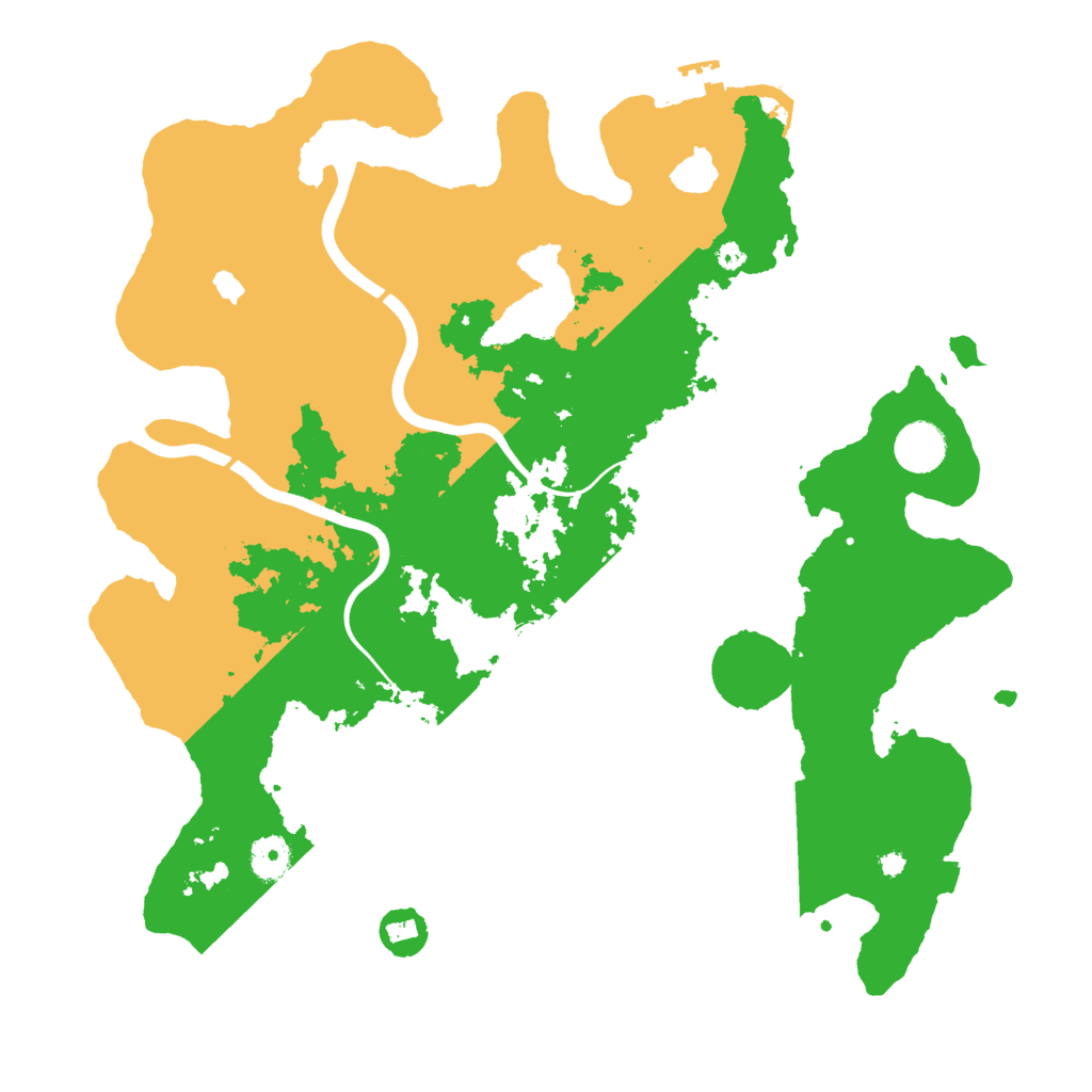 Biome Rust Map: Procedural Map, Size: 4000, Seed: 581554507