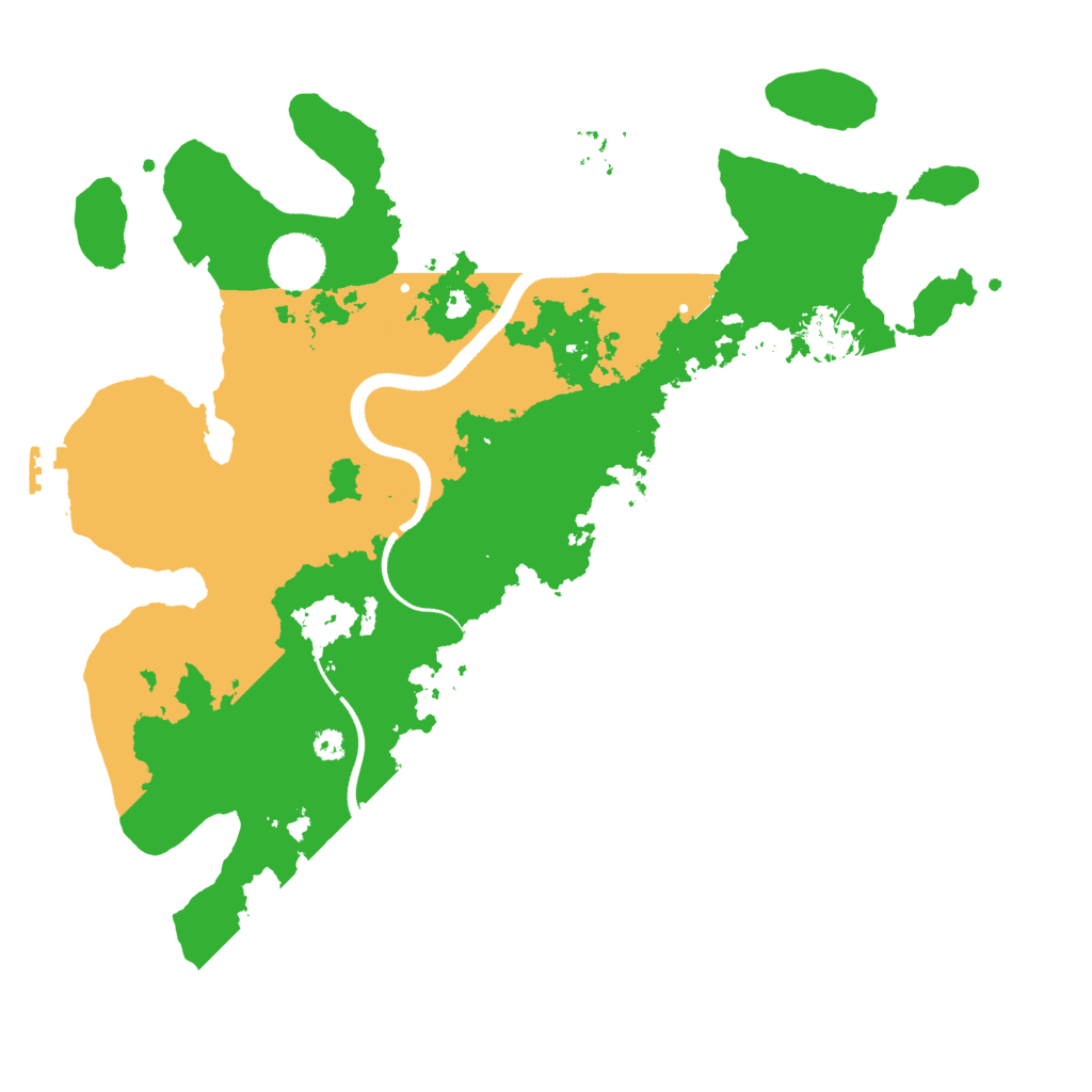 Biome Rust Map: Procedural Map, Size: 3500, Seed: 646566423