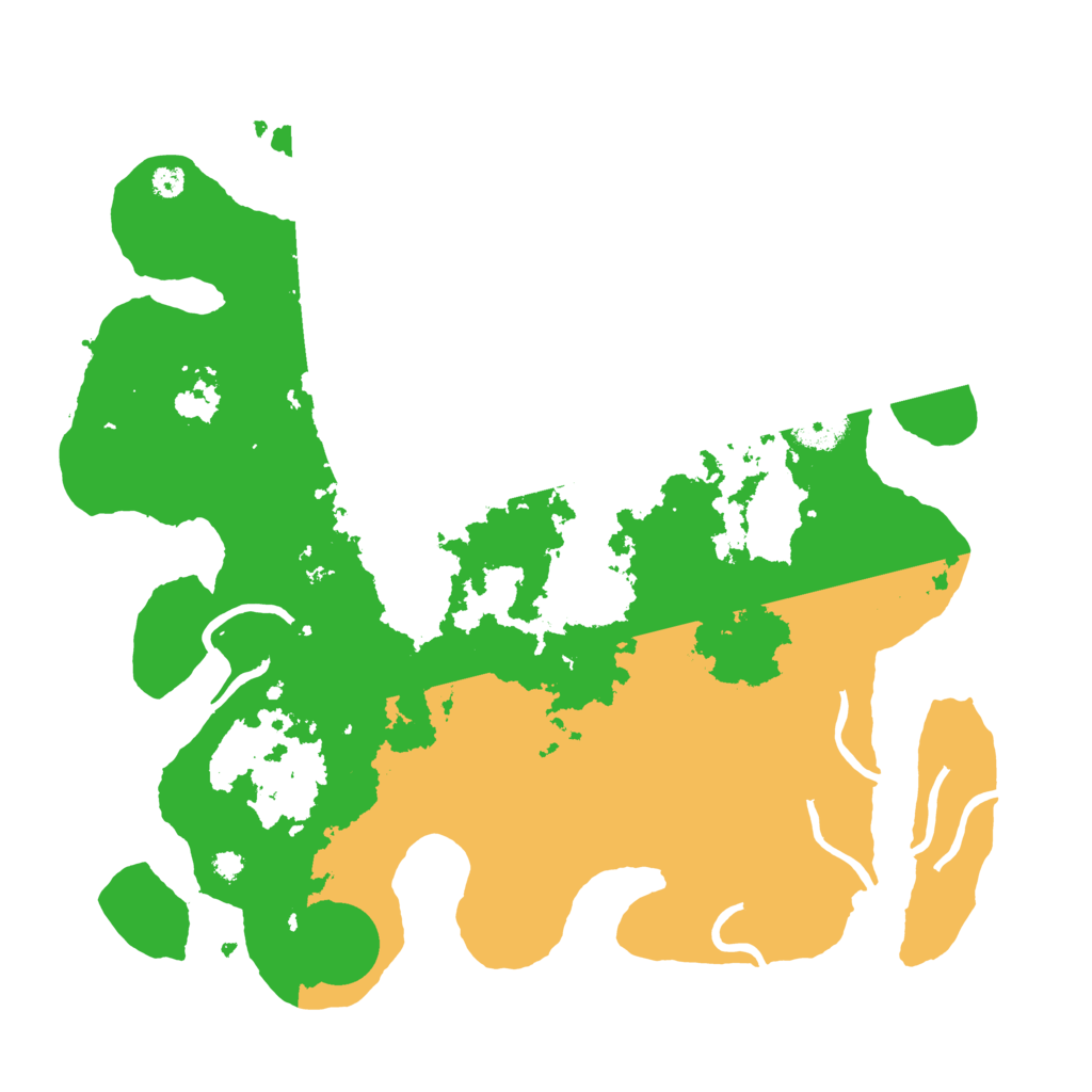 Biome Rust Map: Procedural Map, Size: 3507, Seed: 1