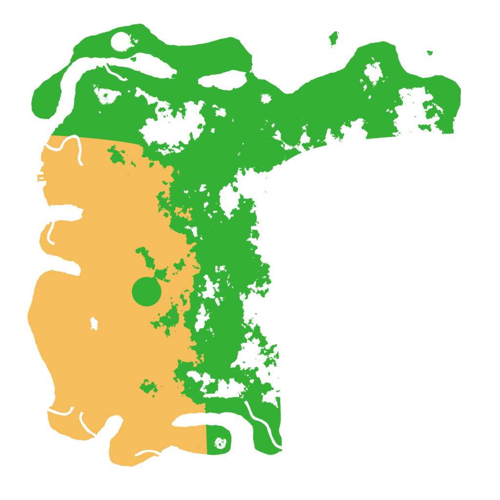 Biome Rust Map: Procedural Map, Size: 4500, Seed: 1633169469