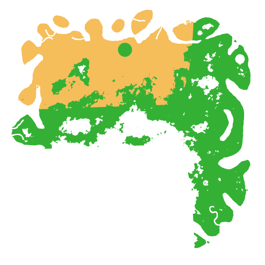 Biome Rust Map: Procedural Map, Size: 5000, Seed: 2582