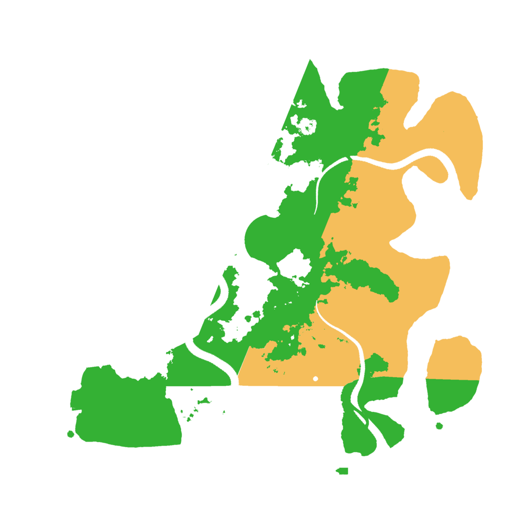 Biome Rust Map: Procedural Map, Size: 3000, Seed: 2063815