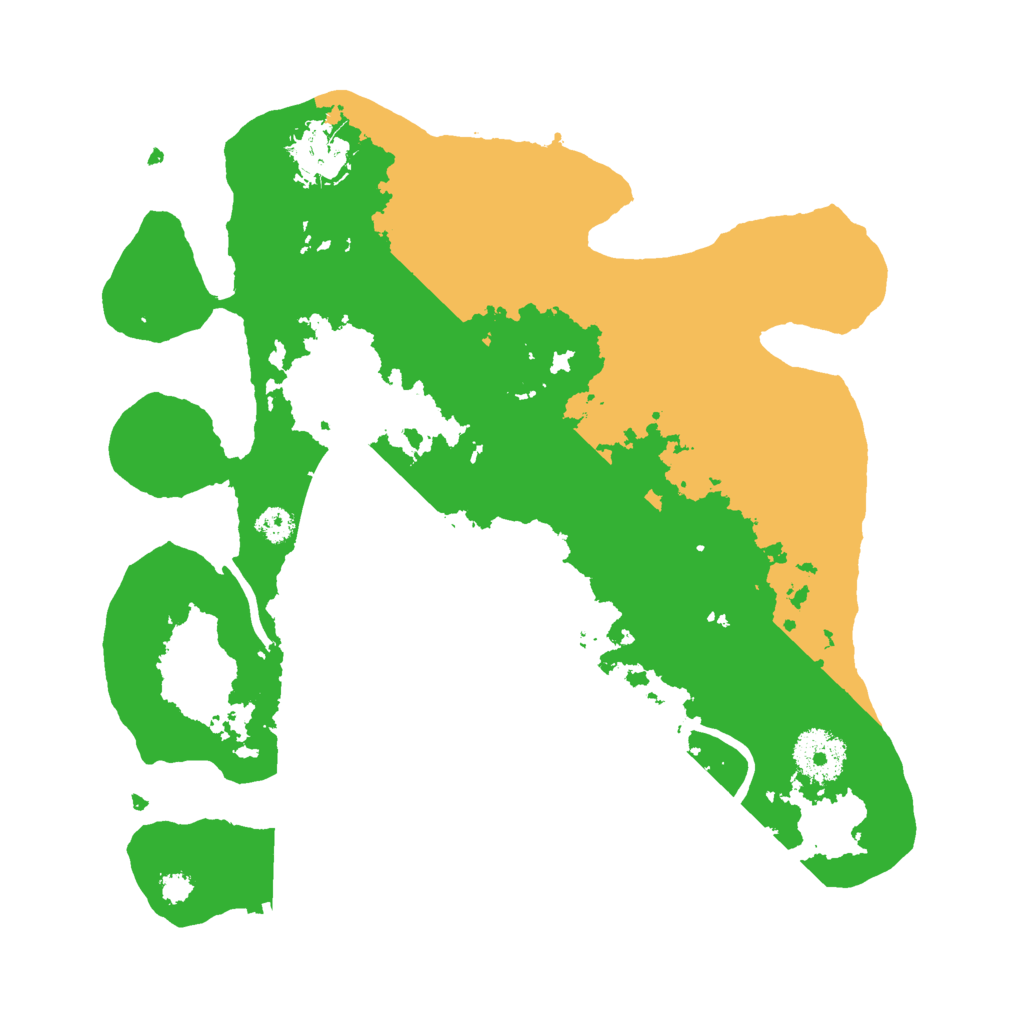 Biome Rust Map: Procedural Map, Size: 3000, Seed: 19909625
