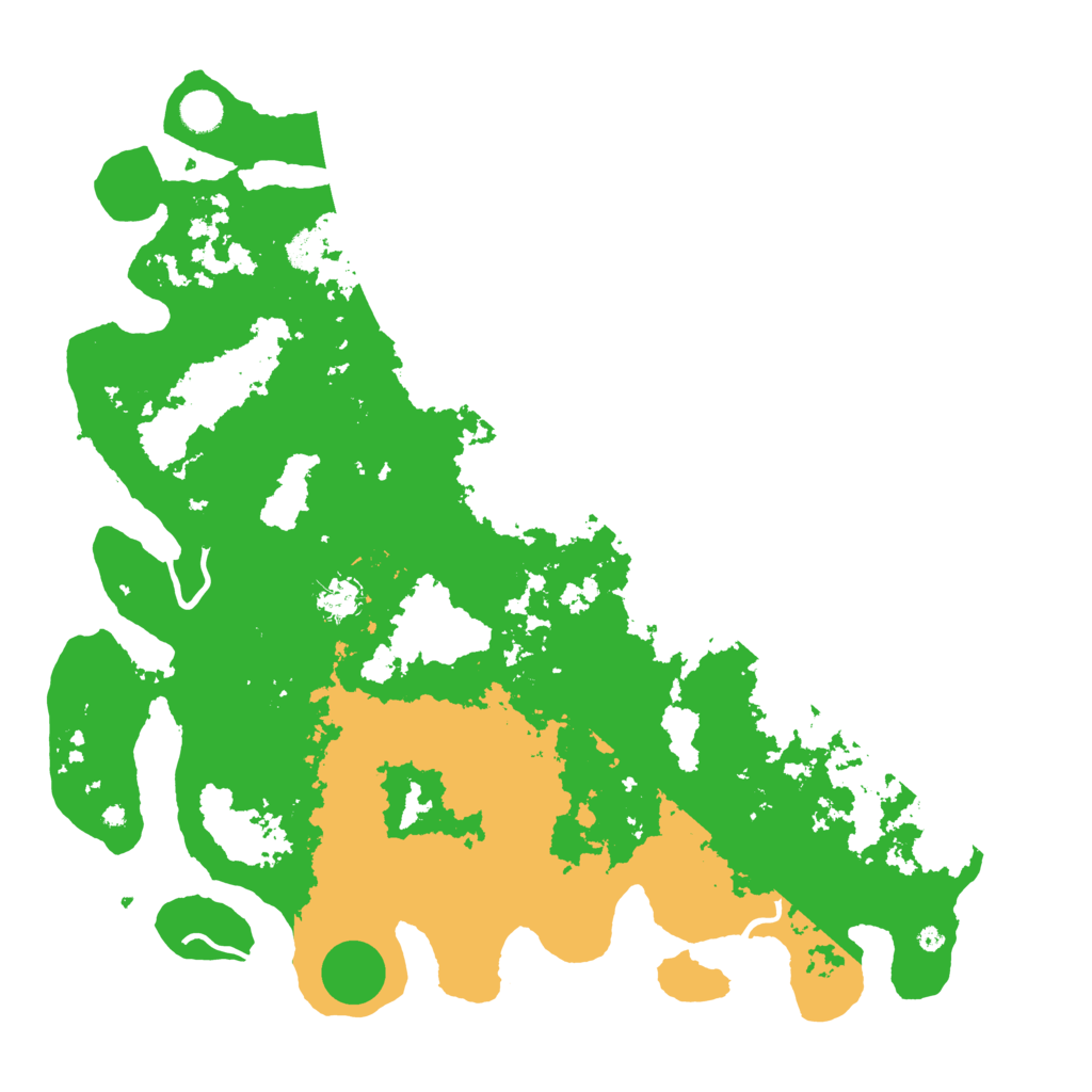 Biome Rust Map: Procedural Map, Size: 4500, Seed: 249208136